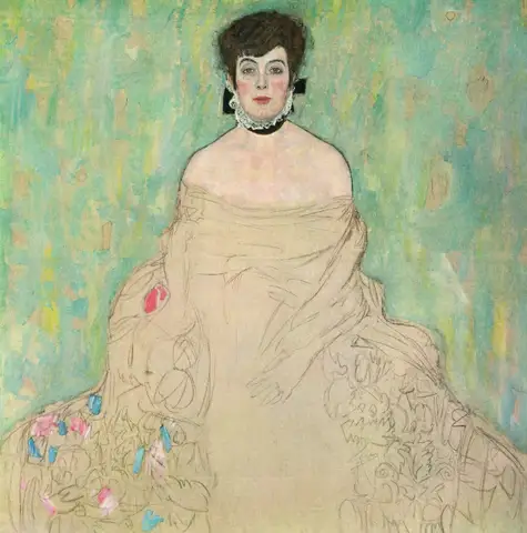 Portrait of Amalie Zuckerlandl by Gustav Klimt