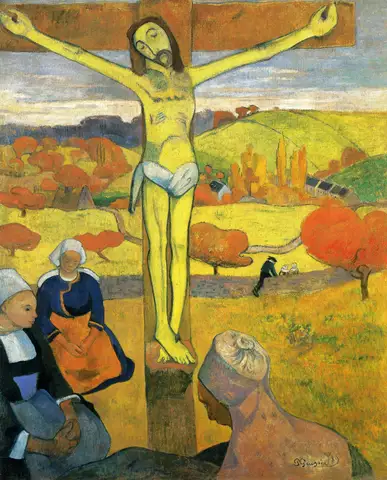 The Yellow Christ by Paul Gauguin