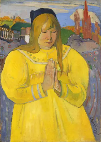 Young Christian Girl by Paul Gauguin
