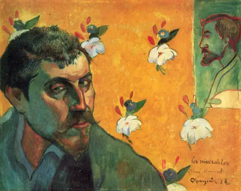 Self Portrait in the role of Jean Valjean by Paul Gauguin