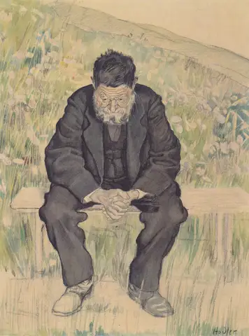 Unemployed by Ferdinand Hodler