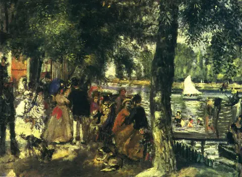 La Grenouillère by Pierre-Auguste Renoir