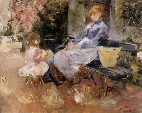 The Fable by Berthe Morisot