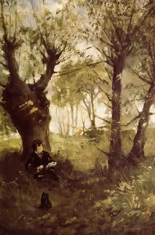 The Old Track to Auvers by Berthe Morisot