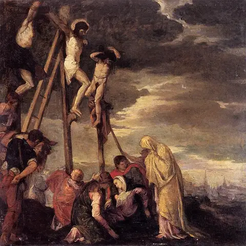 Calvary (After Veronese) by Berthe Morisot